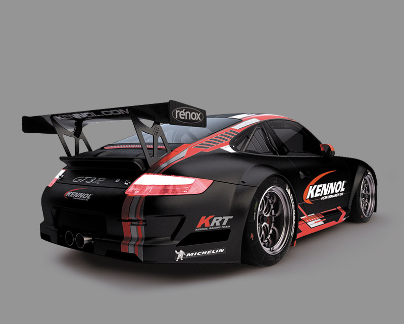 KENNOL Porsche 997 GT3 R 2 racing simulator.