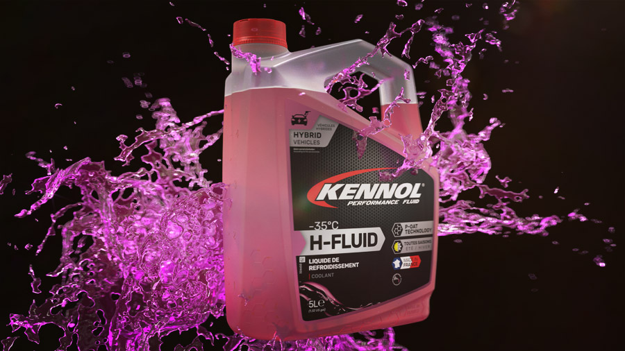 KENNOL innovates again, by launching the 1st coolant dedicated to hybrid vehicles on the market: the KENNOL H-FLUID -35.