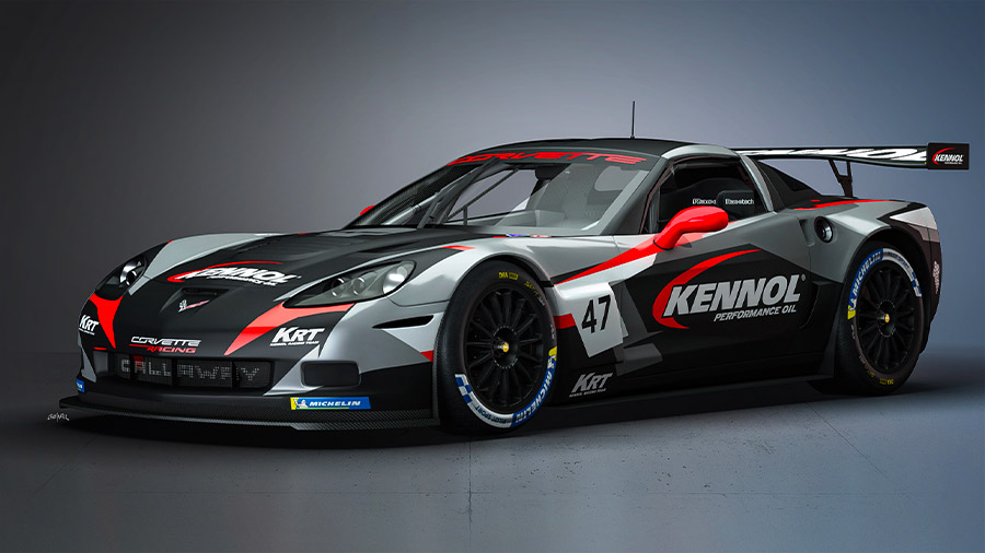 KENNOL through its official Racing Team unveils a wonderful new vehicle for its 2023 racing season: the roaring Corvette Z06.R GT3