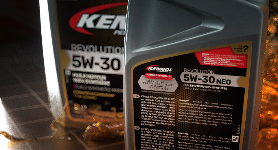 To solve some of the Puretech issues, PSA-Stellantis has choosen a bold solution: a new motor oil. Welcome the KENNOL REVOLUTION 5W-30 NEO.