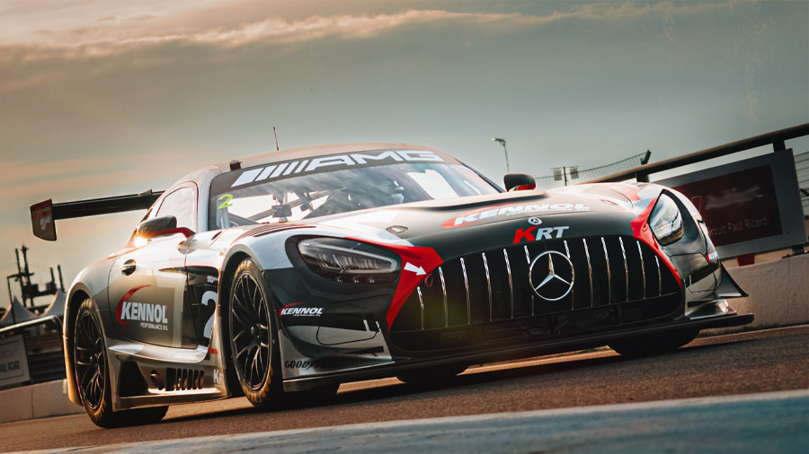 KENNOL Racing Team ends up 2024 on the podiums of the Circuit Paul Ricard in France, thanks to its brand new and mysterious AMG GT3.