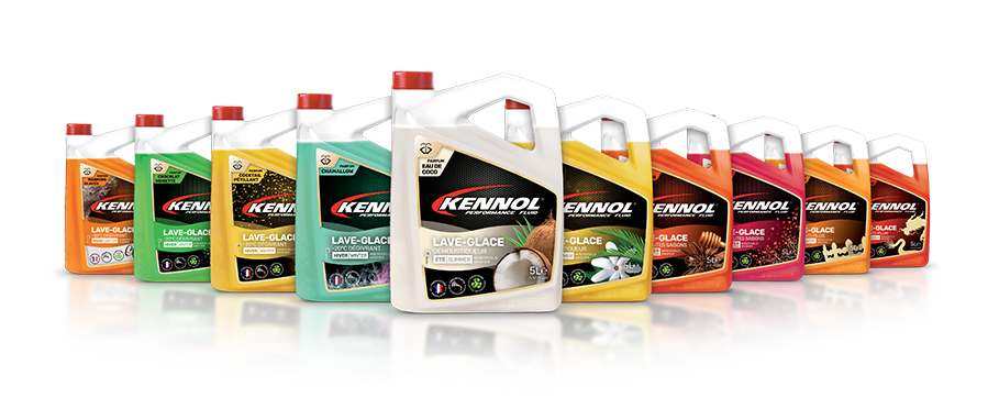 Unique range of incredible perfumes for our KENNOL windscreen washers