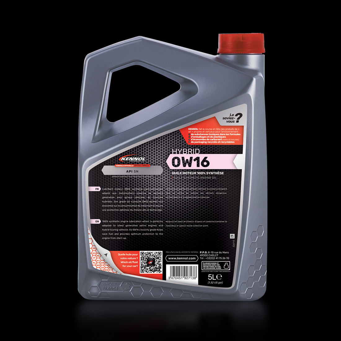 Hybrid 0w16 Kennol Performance Oil