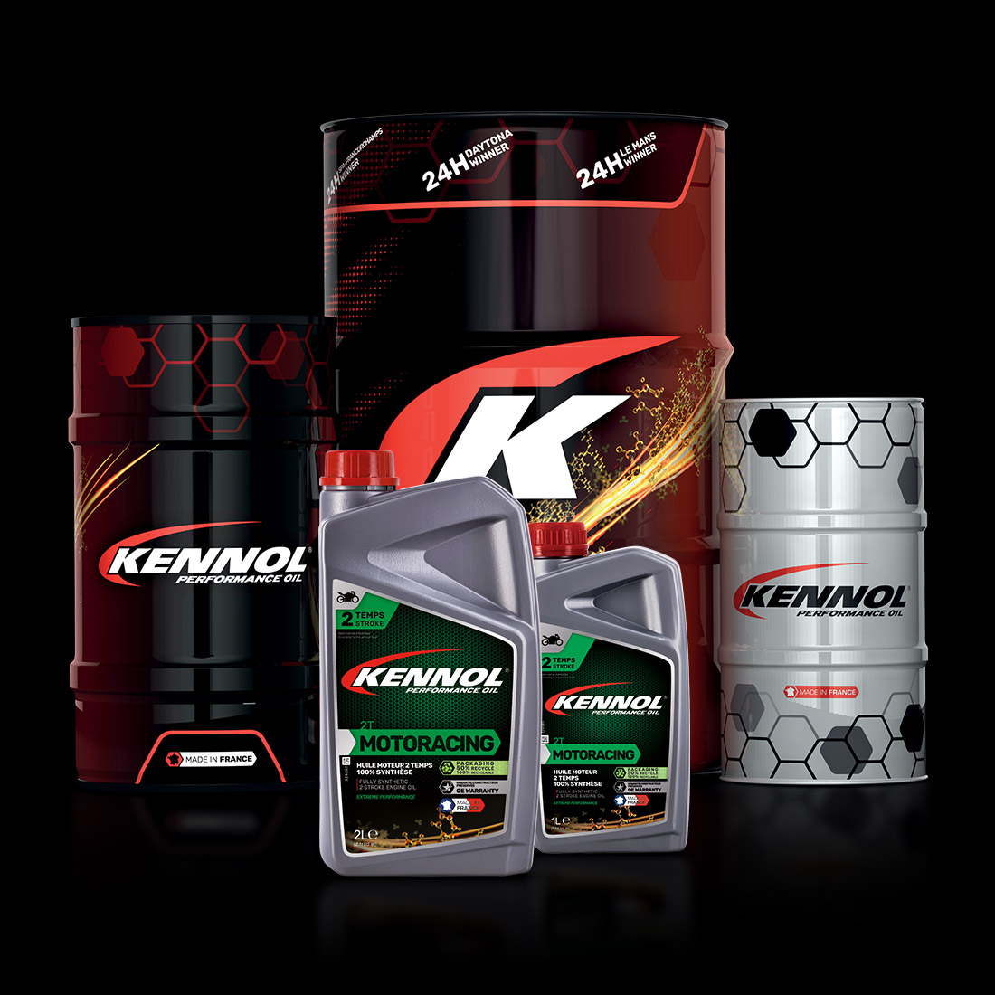 KENNOL MOTORACING 2T range packshot