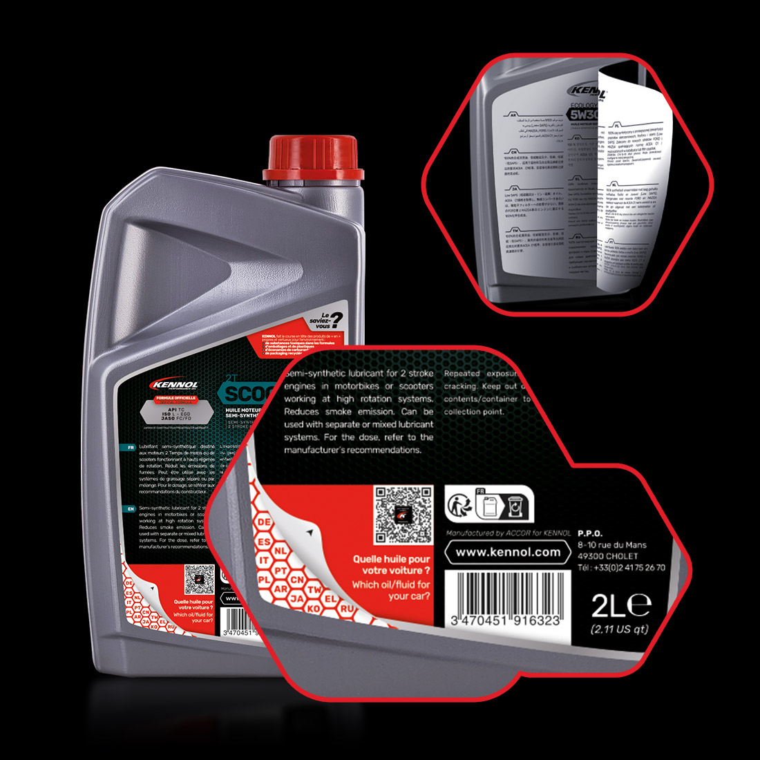 SCOOTER 2T  KENNOL - Performance Oil