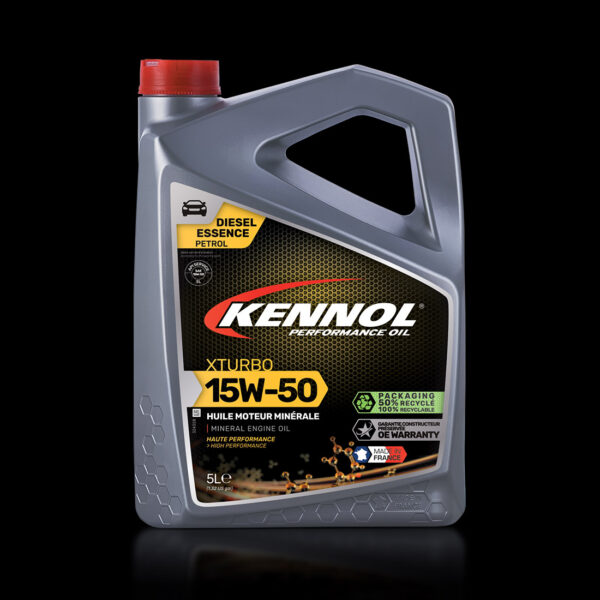 KENNOL XTURBO 15W50 front packshot